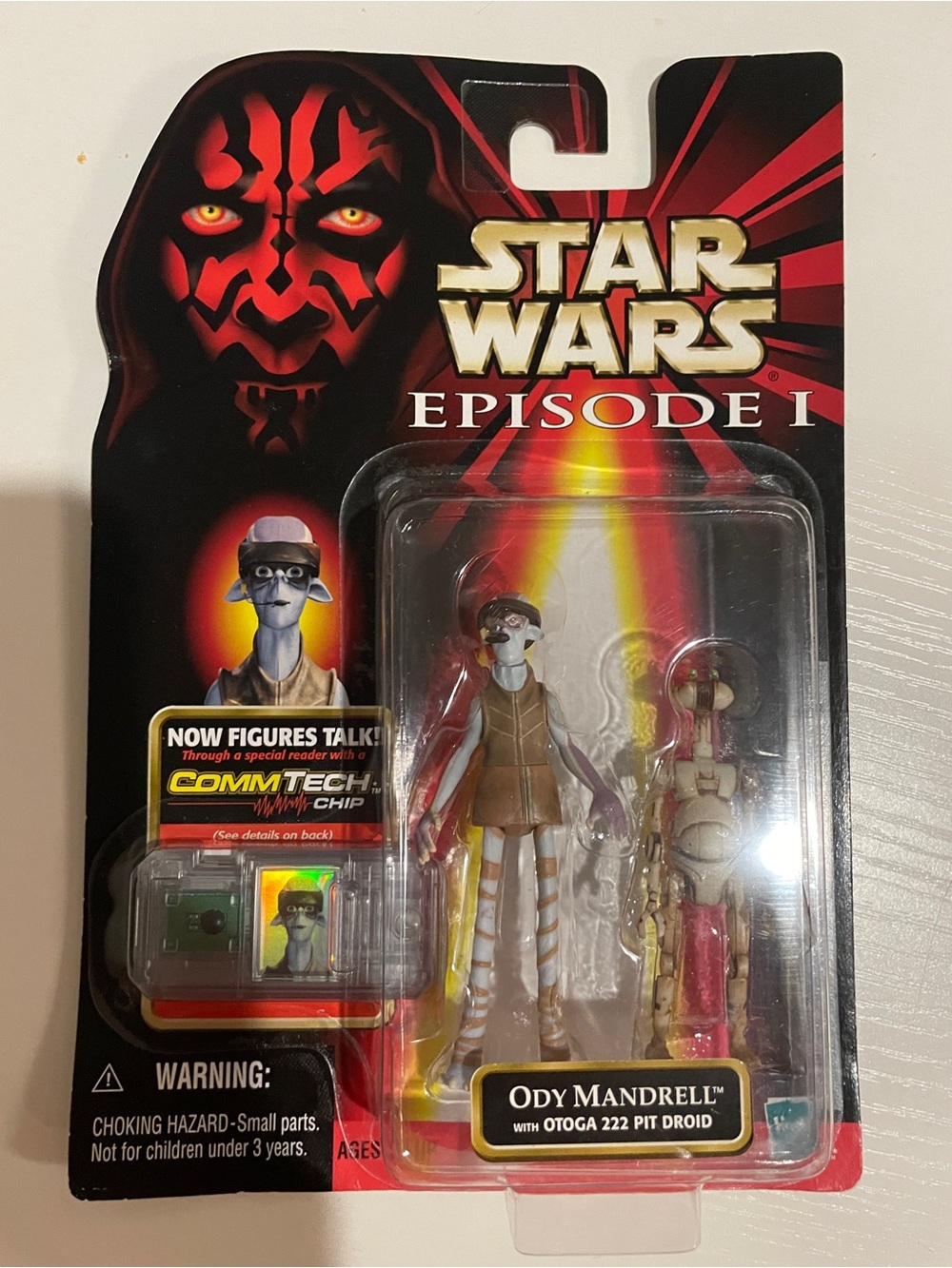 1998 Vintage Star WarsEpisode I Ody Mandrell Action Figure Collectible